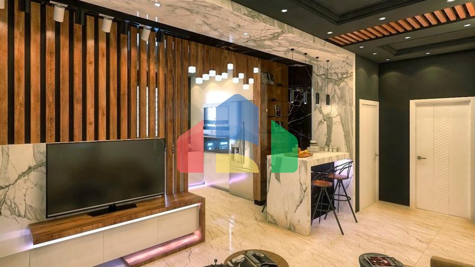 Квартири планування 4 + 1 в мікрорайоні хурма - Анталія