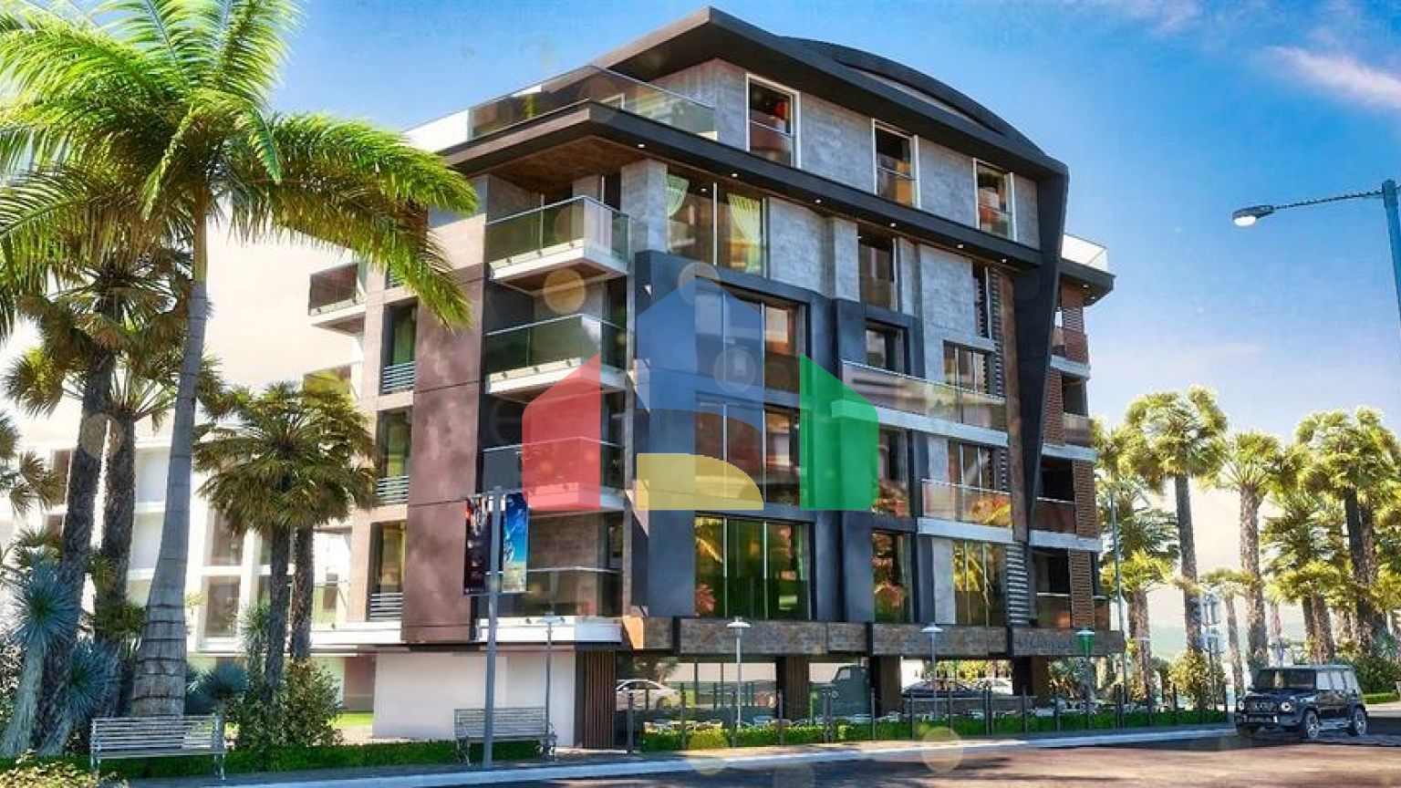 Квартири планування 4 + 1 в мікрорайоні хурма - Анталія