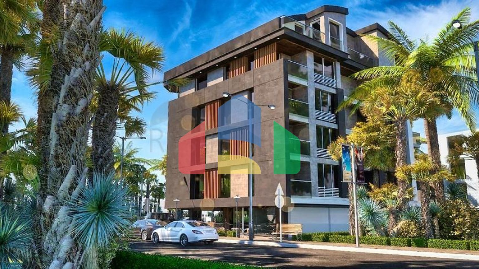 Квартири планування 4 + 1 в мікрорайоні хурма - Анталія