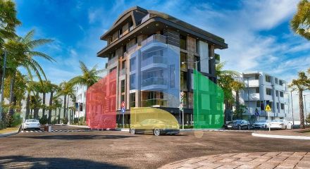 Квартири планування 4 + 1 в мікрорайоні хурма - Анталія Квартири планування 4 + 1 в мікрорайоні хурма - Анталія