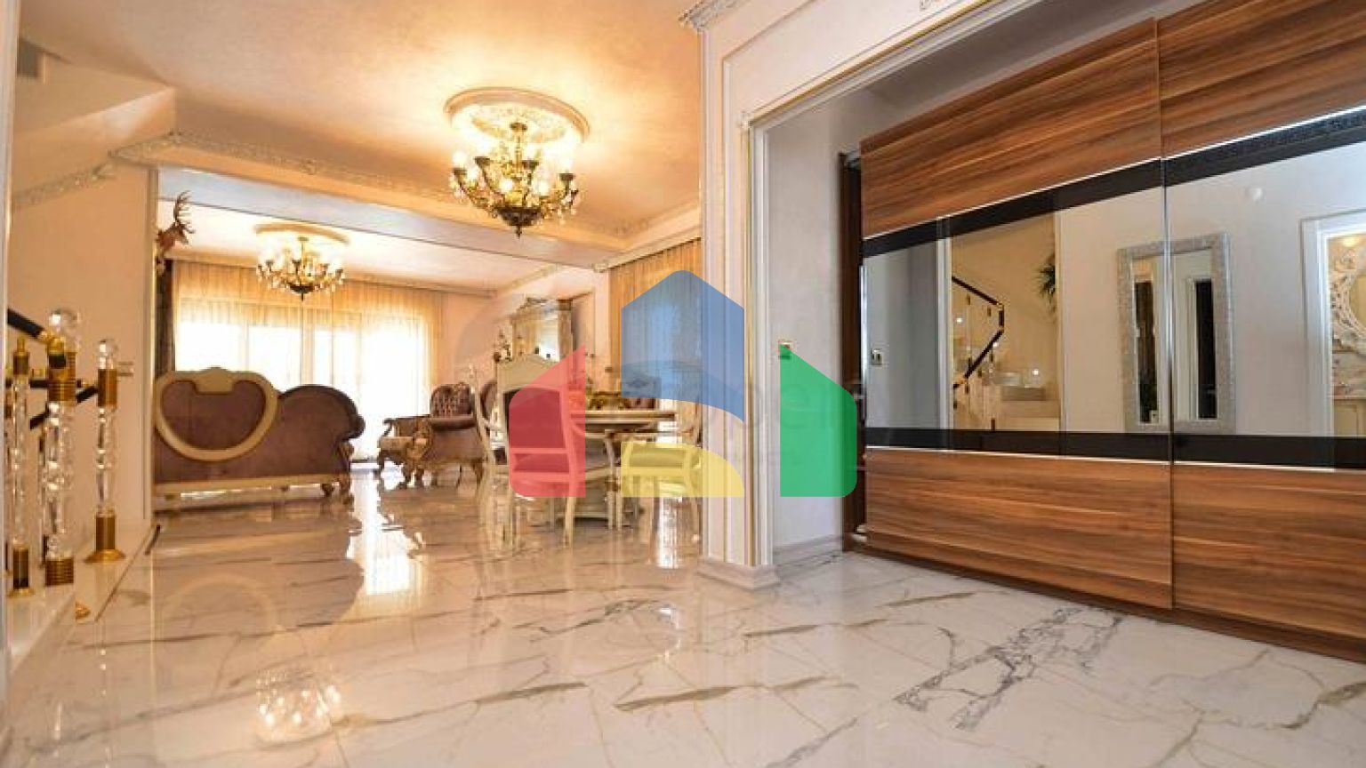 Виллы класса люкс , планировки 5+2 в микрорайоне Сарысу - Анталия