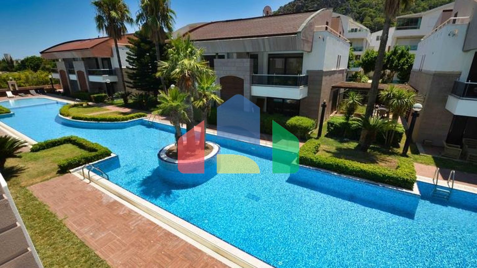 Виллы класса люкс , планировки 5+2 в микрорайоне Сарысу - Анталия