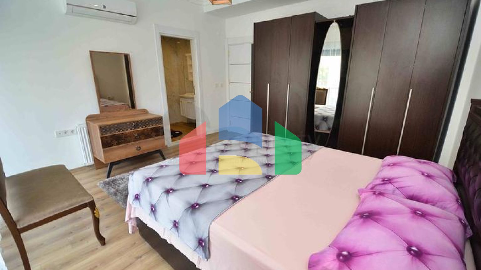 Виллы класса люкс , планировки 5+2 в микрорайоне Сарысу - Анталия