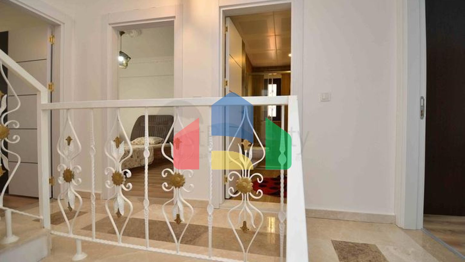 Виллы класса люкс , планировки 5+2 в микрорайоне Сарысу - Анталия