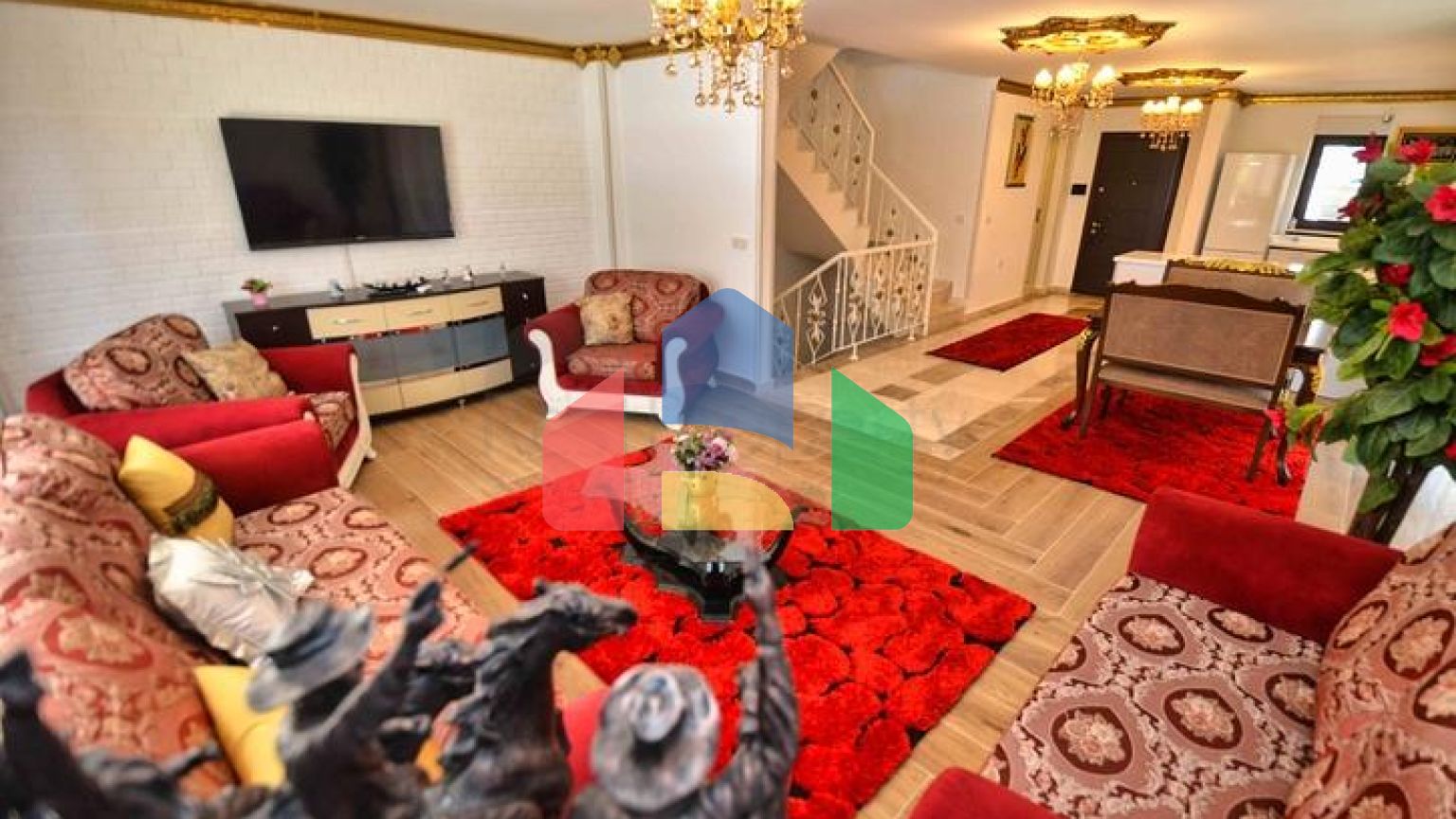 Виллы класса люкс , планировки 5+2 в микрорайоне Сарысу - Анталия