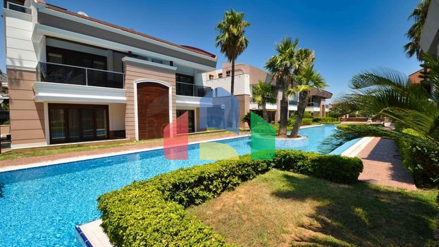 Виллы класса люкс , планировки 5+2 в микрорайоне Сарысу - Анталия