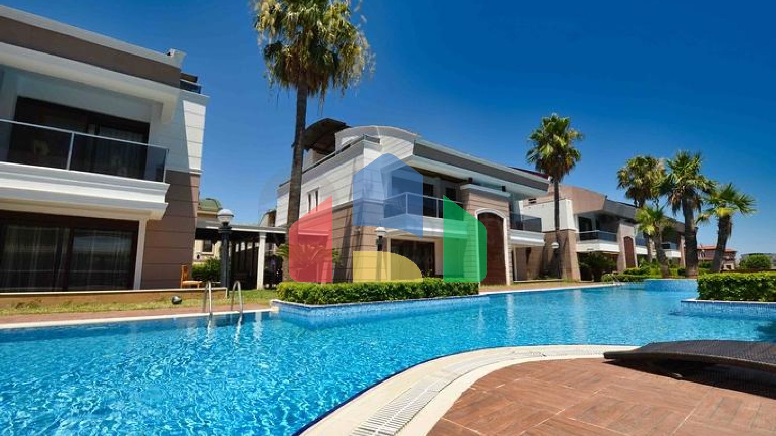 Виллы класса люкс , планировки 5+2 в микрорайоне Сарысу - Анталия