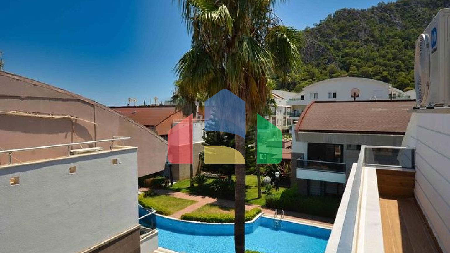 Виллы класса люкс , планировки 5+2 в микрорайоне Сарысу - Анталия