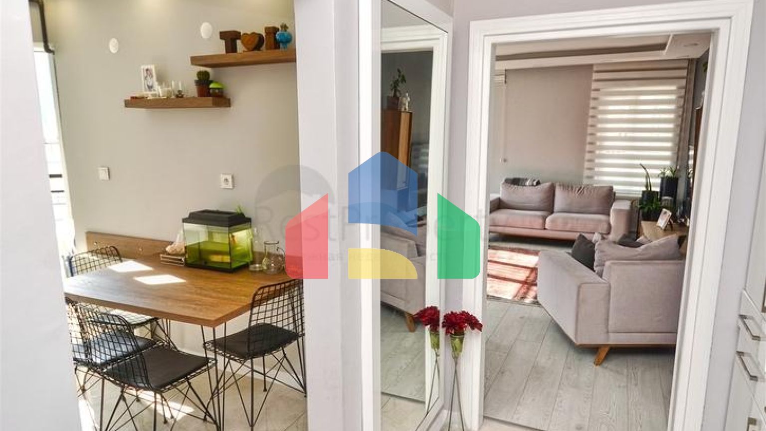 Простора квартира планування 3 + 1 в мікрорайоні Хурма - Анталія