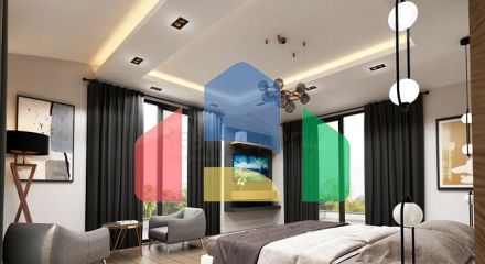 Вилла планировки 5+2 в микрорайоне Моллаюсуф - Анталия