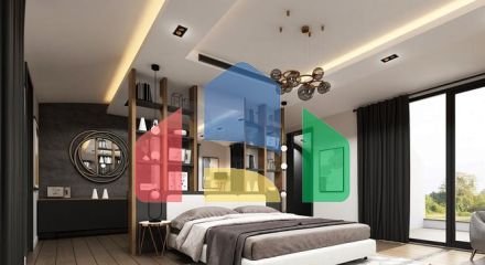 Вилла планировки 5+2 в микрорайоне Моллаюсуф - Анталия