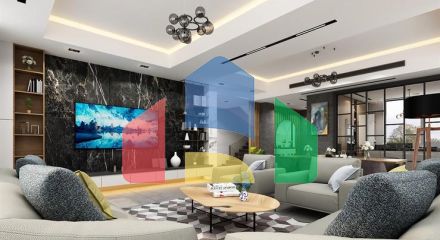 Вилла планировки 5+2 в микрорайоне Моллаюсуф - Анталия