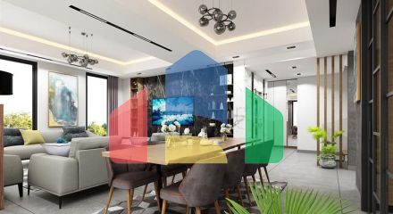 Вилла планировки 5+2 в микрорайоне Моллаюсуф - Анталия