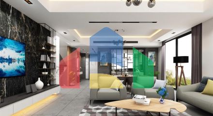 Вилла планировки 5+2 в микрорайоне Моллаюсуф - Анталия