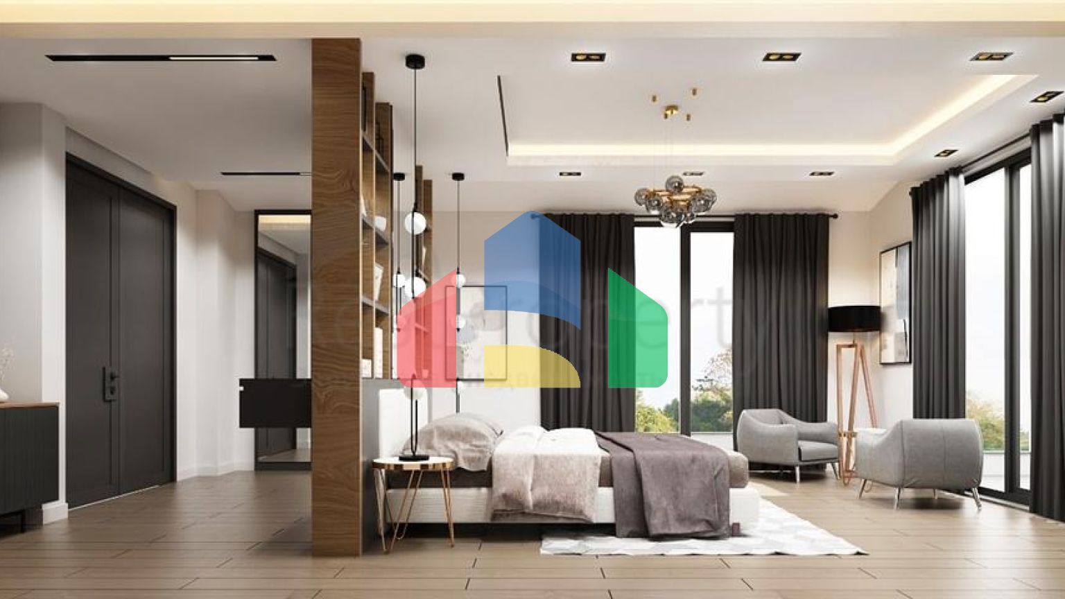 Вилла планировки 5+2 в микрорайоне Моллаюсуф - Анталия