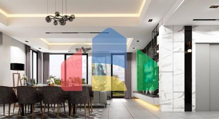 Вилла планировки 5+2 в микрорайоне Моллаюсуф - Анталия