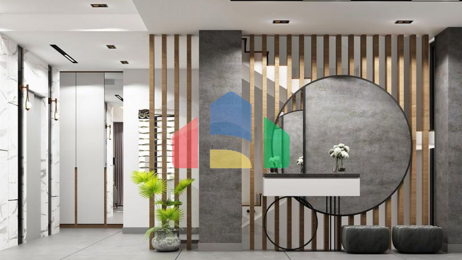 Вилла планировки 5+2 в микрорайоне Моллаюсуф - Анталия