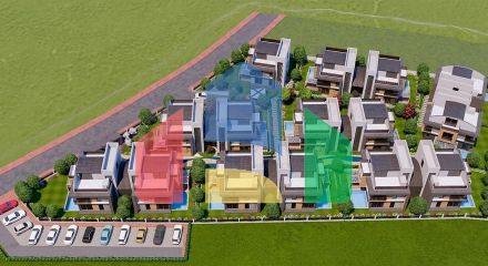 Вилла планировки 5+2 в микрорайоне Моллаюсуф - Анталия