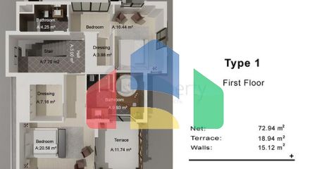 Виллы в микрорайоне Хаджисекилер - Анталия