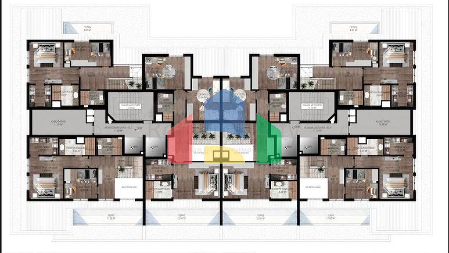 Офф-план проект в районі Унжали Коньяалти Анталія