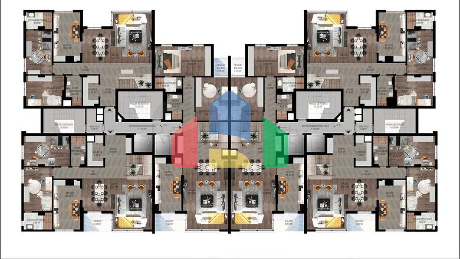 Офф-план проект в районі Унжали Коньяалти Анталія