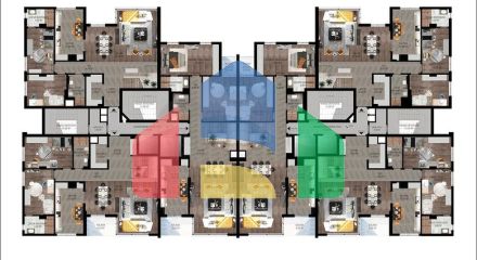 Офф-план проект в районі Унжали Коньяалти Анталія