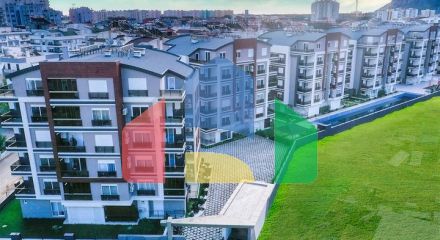 Квартира планування 1 + 1 в мікрорайоні Хурма - Анталія