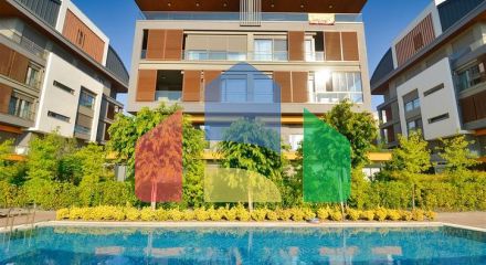 Квартира планування 4 + 1 в мікрорайоні Унджали - Анталія