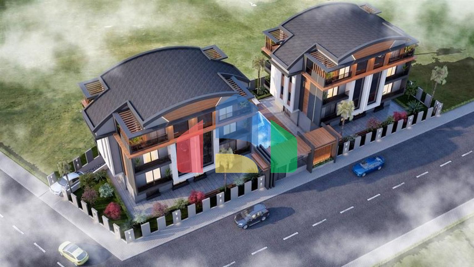 Квартири планування 1 + 1 і 2 + 1 в районі Кушкаваги - Анталія