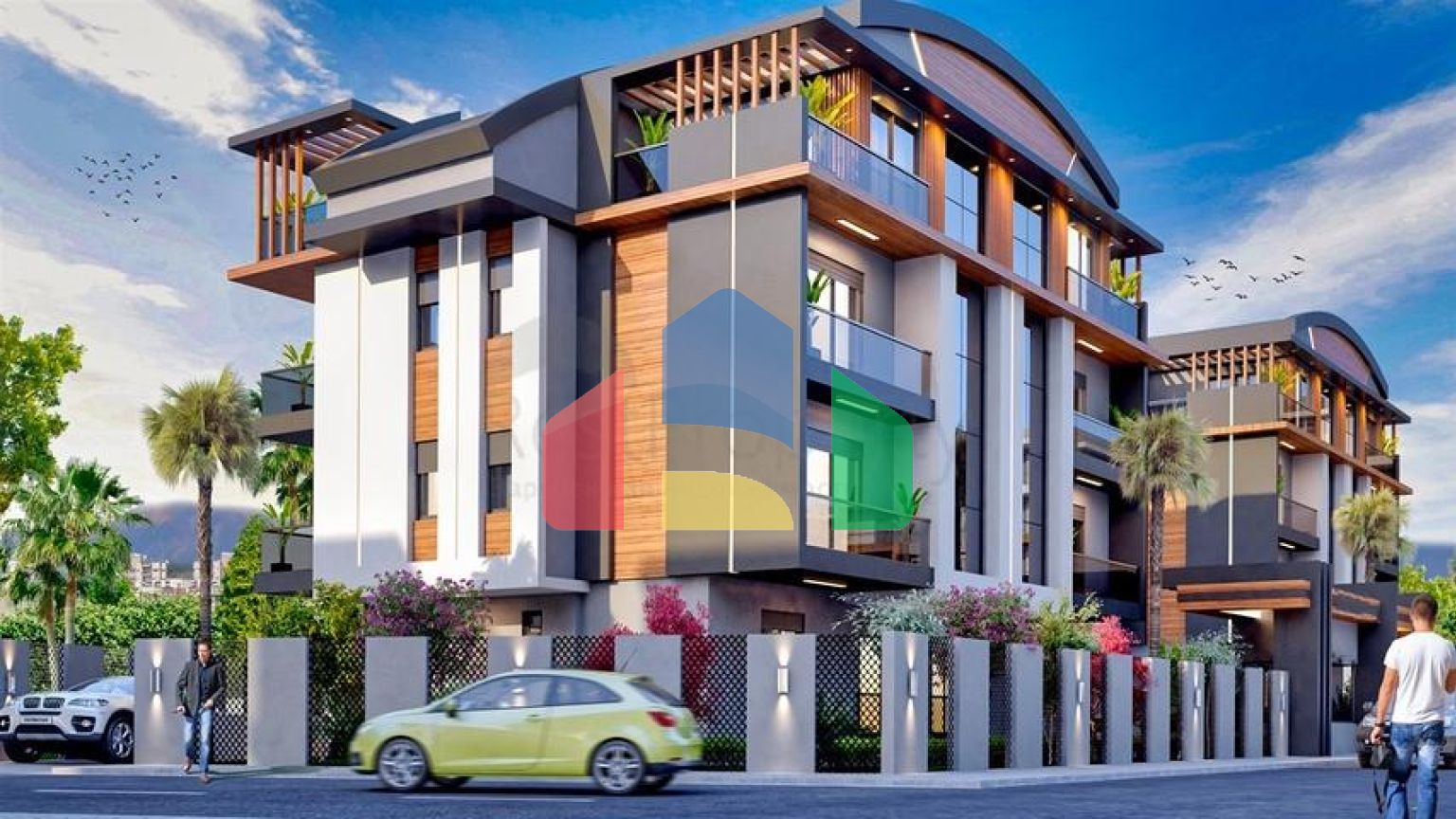 Квартири планування 1 + 1 і 2 + 1 в районі Кушкаваги - Анталія