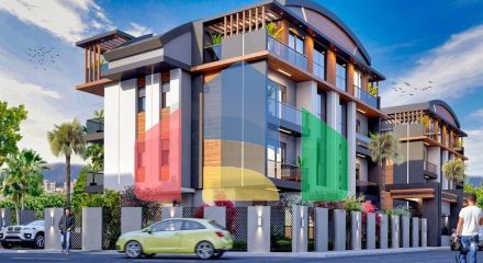 Квартири планування 1 + 1 і 2 + 1 в районі Кушкаваги - Анталія