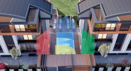 Квартири планування 1 + 1 і 2 + 1 в районі Кушкаваги - Анталія