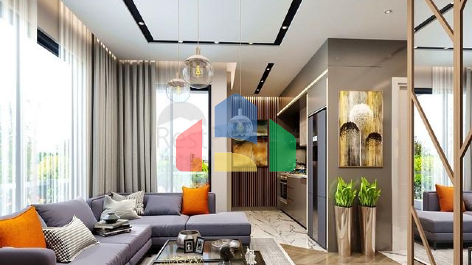 Квартири планування 1 + 1 і 2 + 1 в районі Кушкаваги - Анталія