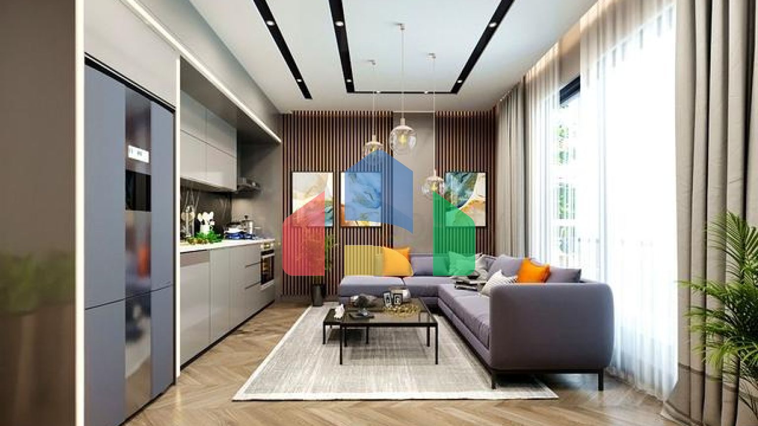 Квартири планування 1 + 1 і 2 + 1 в районі Кушкаваги - Анталія