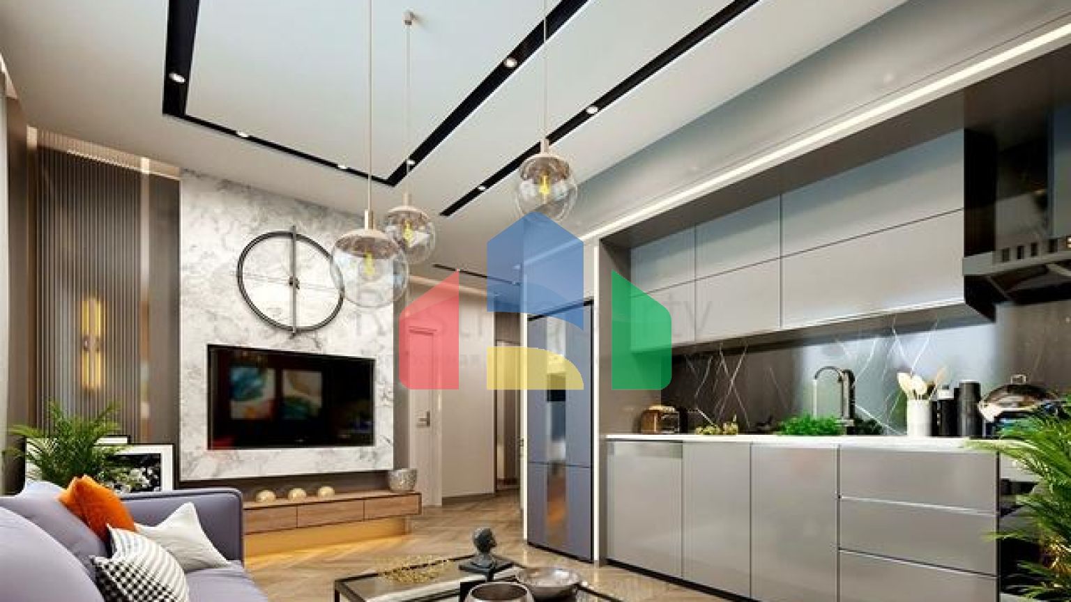 Квартири планування 1 + 1 і 2 + 1 в районі Кушкаваги - Анталія