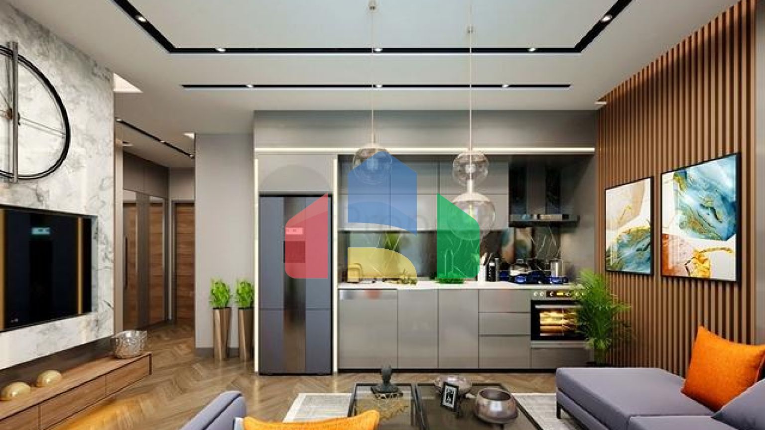 Квартири планування 1 + 1 і 2 + 1 в районі Кушкаваги - Анталія