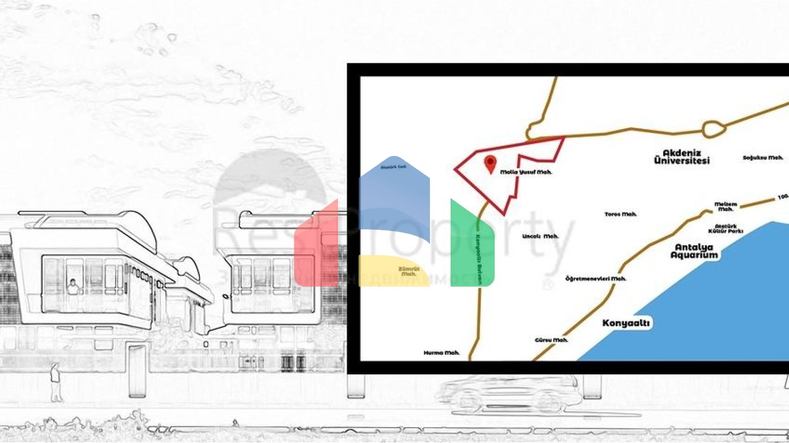 Розкішні вілли 6 + 1 в межах міста Анталії