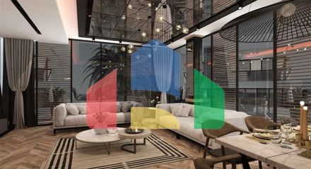 Розкішні вілли 6 + 1 в межах міста Анталії