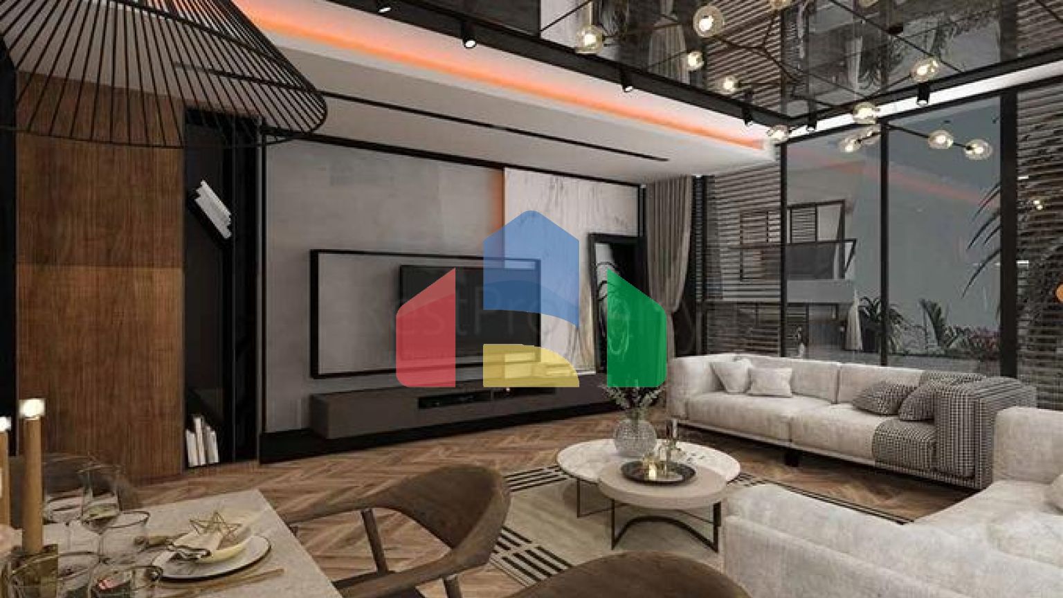 Розкішні вілли 6 + 1 в межах міста Анталії