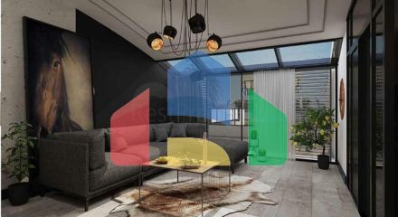 Розкішні вілли 6 + 1 в межах міста Анталії