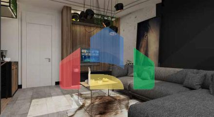 Розкішні вілли 6 + 1 в межах міста Анталії