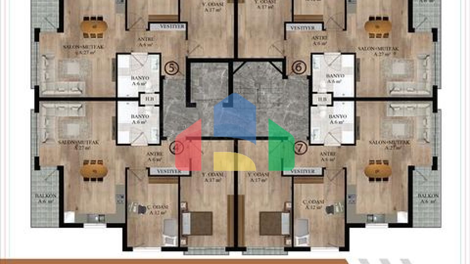 Проект  в районе Коньяалты Анталья