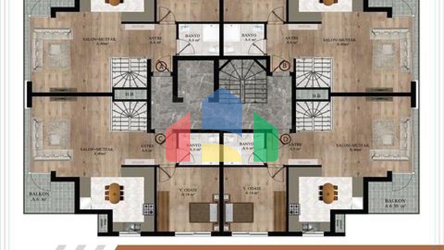 Проект  в районе Коньяалты Анталья