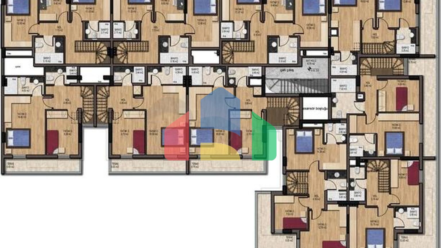 Квартири планування 2 + 1, 3+1 і 4+1 в районі Коньяалти - Анталія