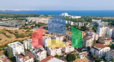 Квартира планування 3 + 1 в мікрорайоні Пинарбаші - Анталія