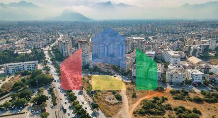 Квартира планування 3 + 1 в мікрорайоні Пинарбаші - Анталія