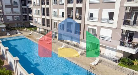 3 + 1 apartment with furniture in a complex in Hurme Konyaalti Antalya