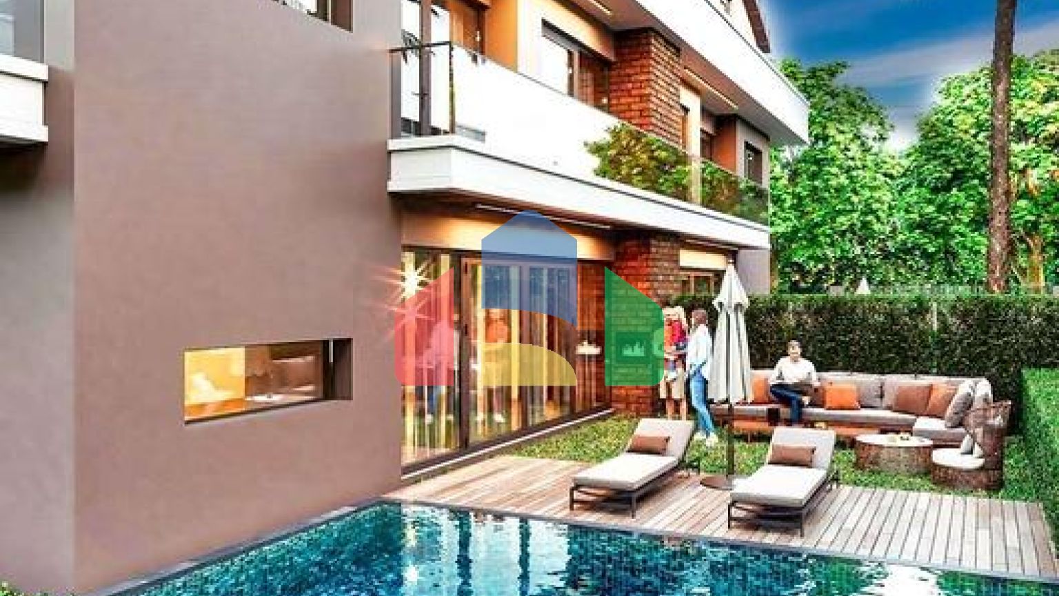 Вілла просторого планування 5 + 1 в районі Молла Юсуф - Анталія