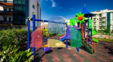 Квартира 2+1 в комплексе отельного плана в 5 минутах от моря