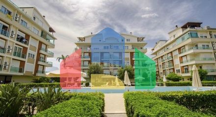 Квартира 2 + 1 з меблями в Лимані Коньяалти 600 м до моря